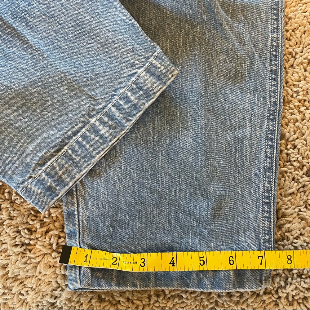 Madewell Denim Zip Smock-Waist Jumpsuit in Baisley Wash Size Large - Picture 11 of 15